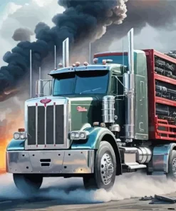 Cool Peterbilt Art Diamond Painting