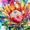 Cool Protea Diamond Painting