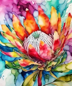 Cool Protea Diamond Painting