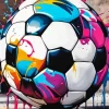 Cool Soccer Ball Diamond Painting