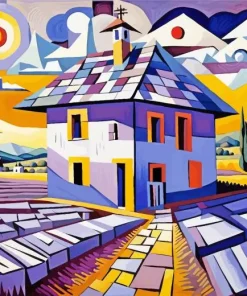 Cubism House Diamond Painting