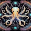 Cute Ghost Octopus Diamond Painting