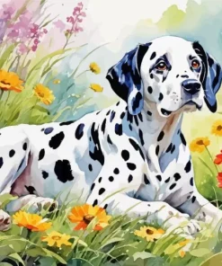 Dalmatian Dog Art Diamond Painting