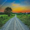 Dirt Road Art Diamond Painting