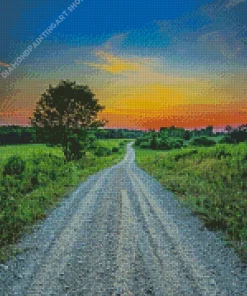 Dirt Road Art Diamond Painting