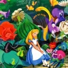 Disney Alice In Wonderland Flowers Diamond Painting