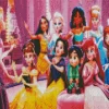 Disney Princesses And Vanellope Diamond Painting