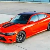 Dodge Charger Daytona Orange Diamond Painting