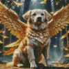 Dog Angel Art Diamond Painting