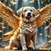 Dog Angel Art Diamond Painting