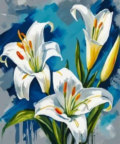 Easter Lilies Diamond Painting