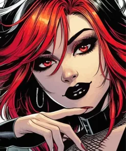 Emo Goth Girl Diamond Painting