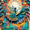 Fairy And Moon Art Diamond Painting