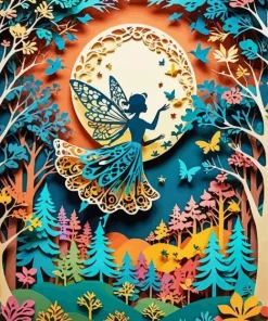Fairy And Moon Art Diamond Painting