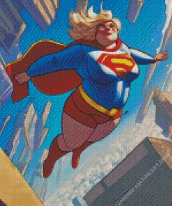 Fat Super Hero Diamond Painting