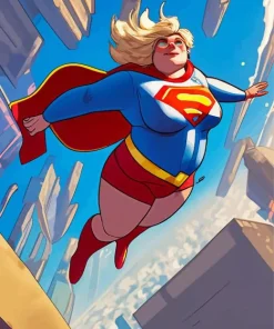Fat Super Hero Diamond Painting