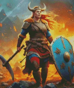 Fat Viking Diamond Painting