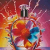 Flower Perfume Bottle Art Diamond Painting