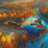Flying Duck Art Diamond Painting
