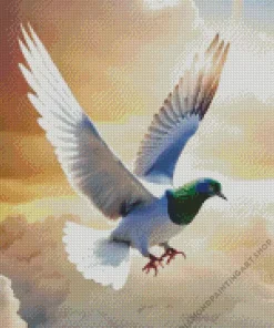 Flying Pigeon Diamond Painting