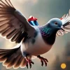 Flying Pigeon Art Diamond Painting