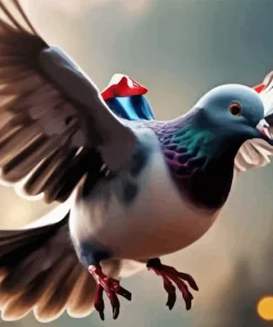 Flying Pigeon Art Diamond Painting