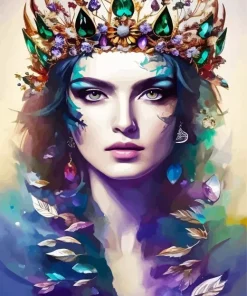 Forest Queen Art Diamond Painting