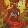 Fox Woman Diamond Painting
