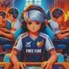 Free Fire Players Diamond Painting