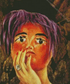 Frida Kahlo The Mask Diamond Painting