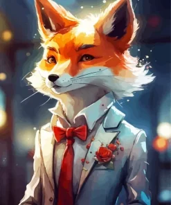 Gentleman Fox Diamond Painting