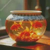 Goldfish In A Bowl Diamond Painting