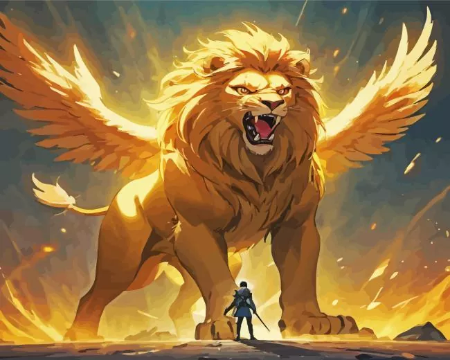 griffin lion Diamond Paints Griffin Lion Diamond Painting