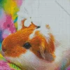 Guinea Pig Flower Diamond Painting