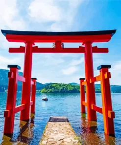 Hakone Shinto Shrine Diamond Painting