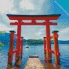 Hakone Shinto Shrine Diamond Painting