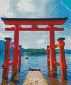 Hakone Shinto Shrine Diamond Painting