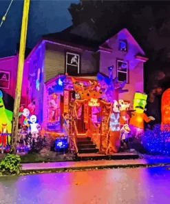 Halloween House Diamond Painting