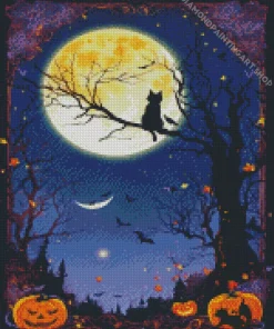 Halloween Tree Diamond Painting