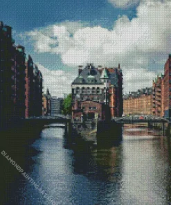Hamburg River Diamond Painting