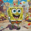 Happy SpongeBob Diamond Painting