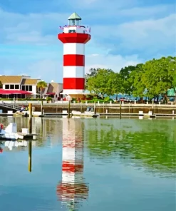Harbour Town Lighthouse Diamond Painting