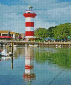 Harbour Town Lighthouse Diamond Painting