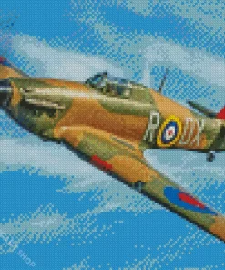 Hawker Hurricane Diamond Painting