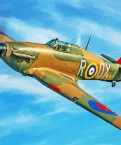 Hawker Hurricane Diamond Painting