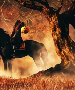 Headless Horseman Diamond Painting