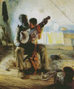 Henry O Tanner The Banjo lesson Diamond Painting