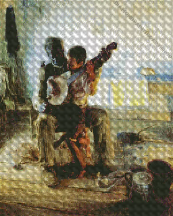 henry o tanner the banjo lesson Diamond By Numbers Henry O Tanner The Banjo lesson Diamond Painting