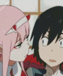 Hiro And Zero Two Diamond Painting
