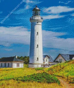 Hirtshals Fyr Lighthouse Diamond Painting